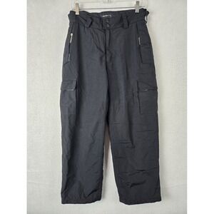 Bonfire Snowboarding Pants Black Nylon Kids Size L